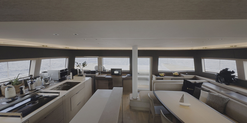 Lagoon Sixty5 Catamaran charter Mallorca interior